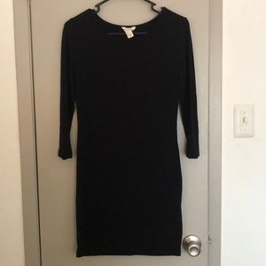 Forever 21 3/4 Sleeve Bodycon Dress